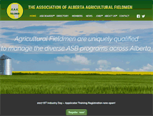 Tablet Screenshot of aaaf.ab.ca